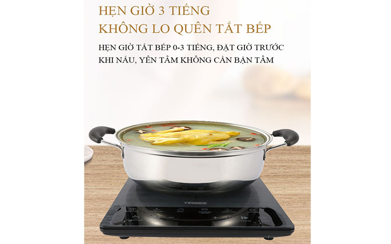 Bếp từ đơn Tiross TS8041 - Hàng chính hãng