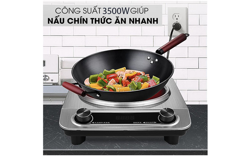 Bếp điện từ đơn công nghiệp HiPower 3500W - Hàng chính hãng