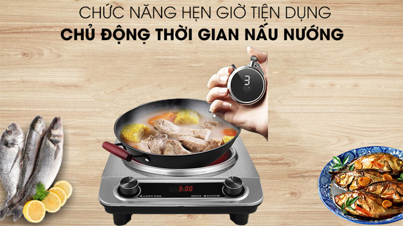 Bếp điện từ đơn công nghiệp HiPower 3500W - Hàng chính hãng