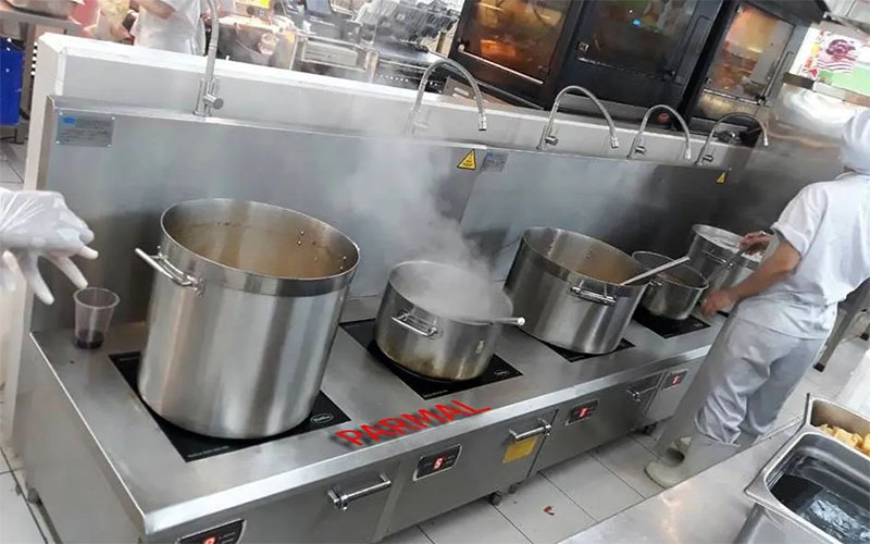 Bếp từ đơn công nghiệp Parmal 8000W mặt phẳng - Hàng chính hãng