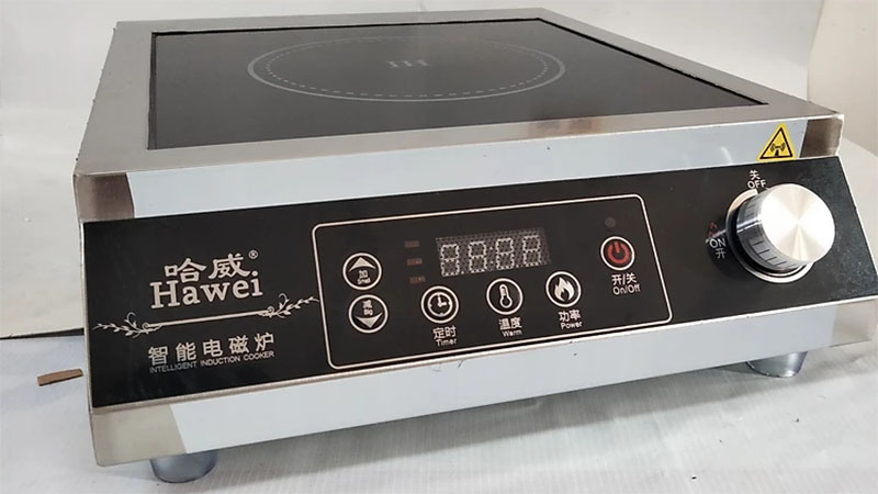 Bếp từ đơn công nghiệp mặt phẳng HAWEI 3500W - Hàng chính hãng