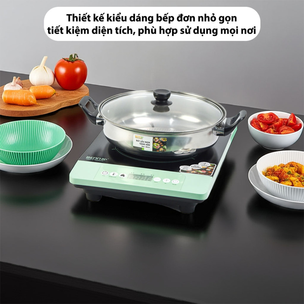 Bếp từ đơn phím cơ Bennix BN-266IH 2000W - Hàng chính hãng