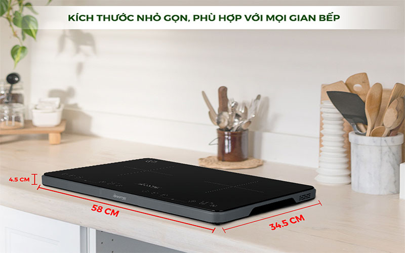 Bếp từ dương đôi Dreamer DKA-DIC135B