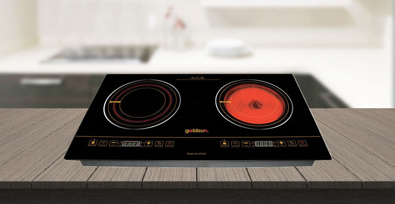 Bếp từ kết hợp hồng ngoại Goldsun CH-GYL05 - Hàng chính hãng