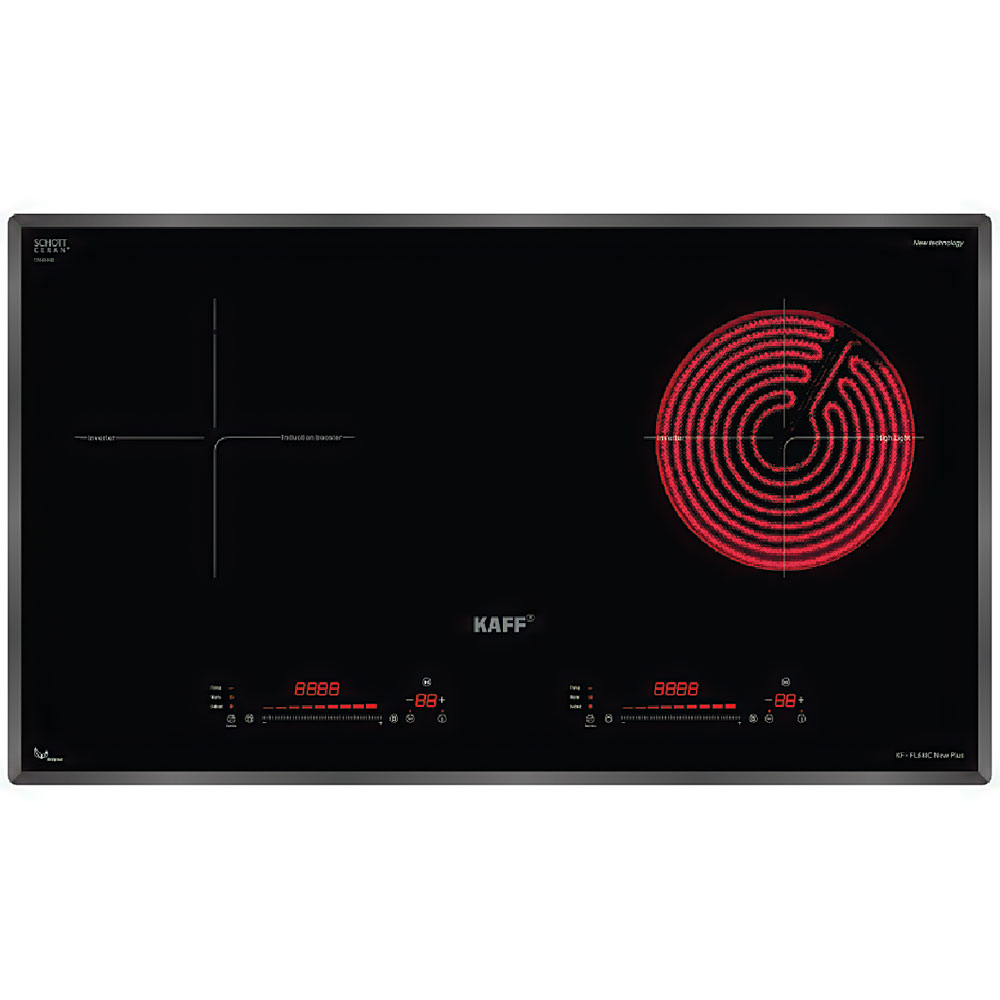 Bếp đôi hồng ngoại điện từ Kaff KF-FL68IC NEW PLUS - Hàng chính hãng