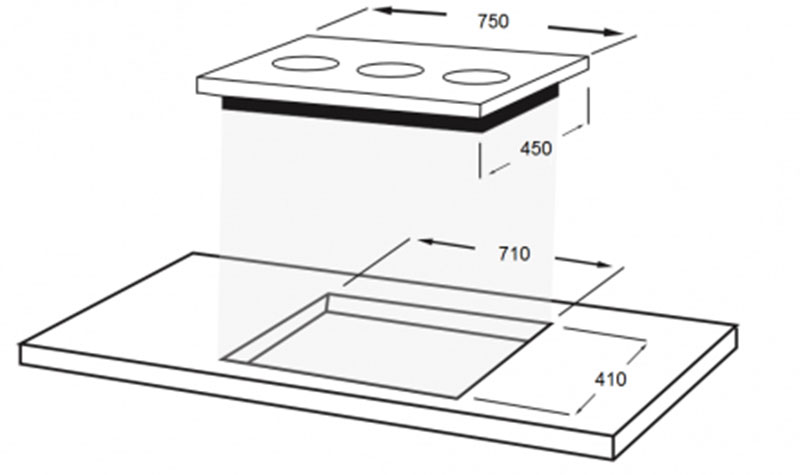 Bếp từ hồng ngoại kết hợp Faber FB-H2I - Hàng chính hãng