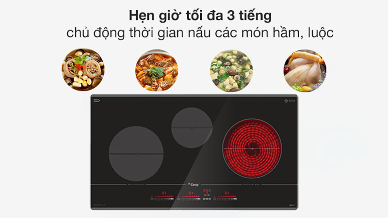 Hẹn giờ của Bếp từ kết hợp hồng ngoại Canzy CZ-970-PLUS