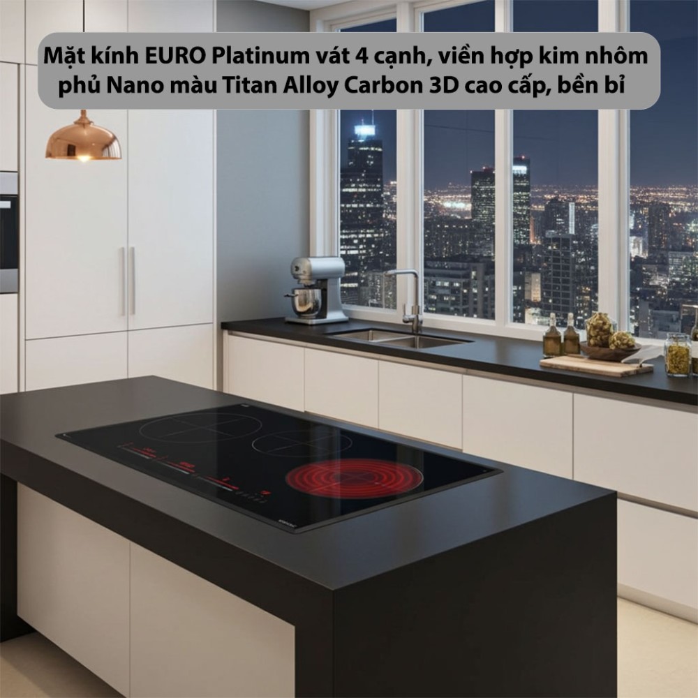 Bếp từ kết hợp hồng ngoại GrandX GX-E738LUX - Hàng chính hãng