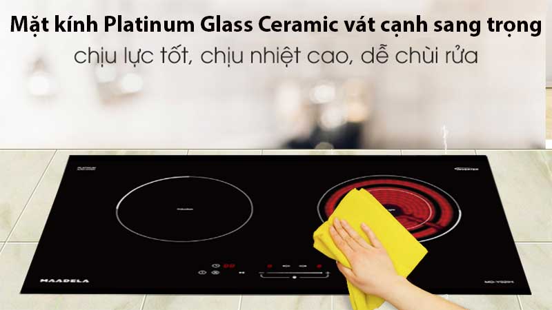 Bếp điện từ kết hợp hồng ngoại Maadela MD-Y02IH - Hàng chính hãng