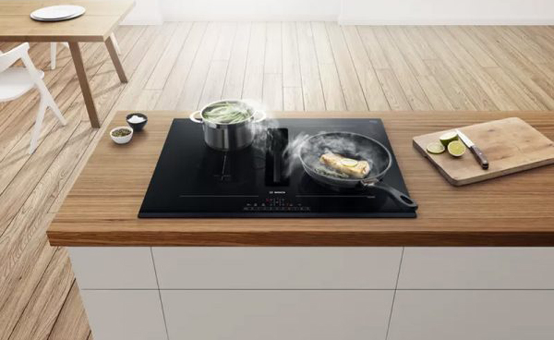 Thiết kế lắp âm bàn bếp, coc công suất hút 615m3/h