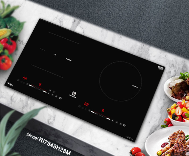 Bếp đôi hồng ngoại điện từ Richborn RI7343H28M - Hàng chính hãng