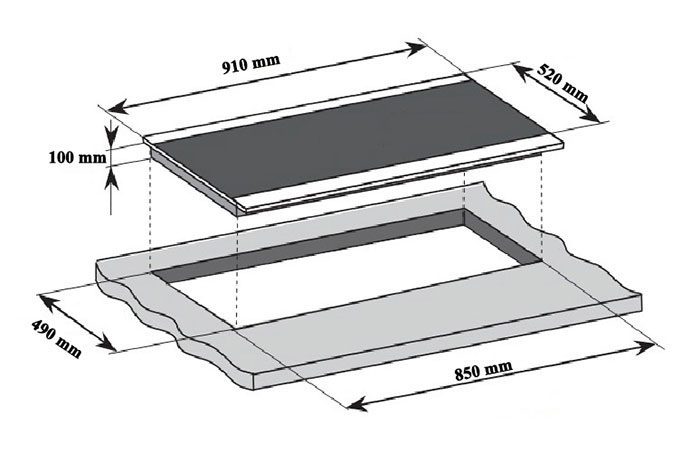 Bếp từ toàn vùng nấu Faster FS-960TS - Hàng chính hãng
