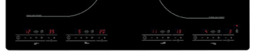 Bảng điều khiển của bếp từ tư âm kính Brandt TI1016B