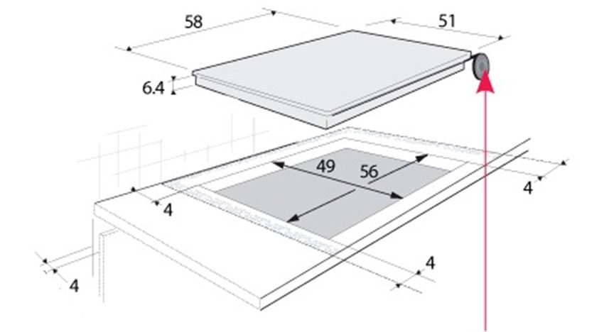 Bếp từ tư âm kính Brandt TI1022B - Hàng chính hãng