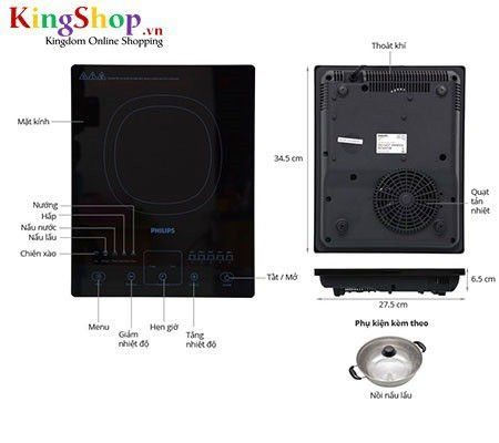 Bep dien tu philips hd4911