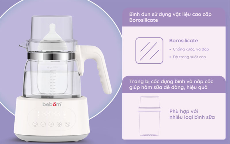 Bình đun nước giữ nhiệt Beborn K01HB