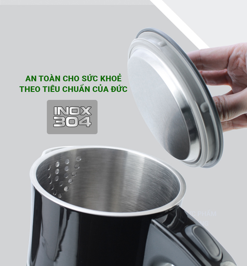 Bình đun nước siêu tốc 3 lớp Kalpen KK33 - Hàng chính hãng