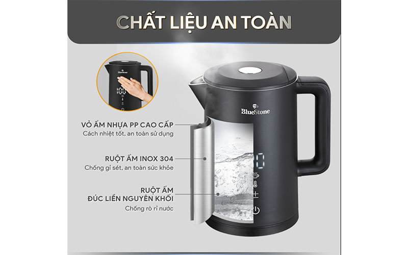 Bình đun nước siêu tốc BlueStone KTB-3466 - Hàng chính hãng