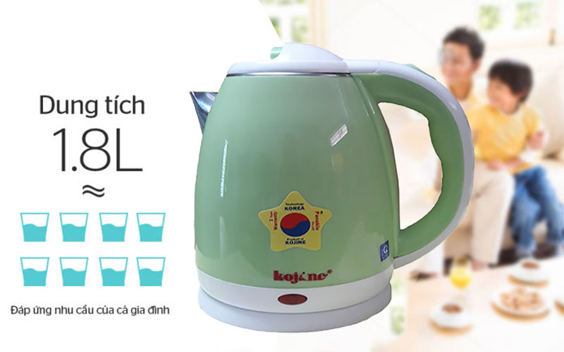 Bình đun nước siêu tốc Kojine KJ-2181A - Hàng chính hãng