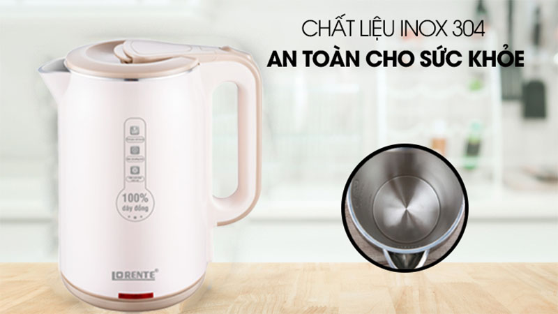 Bình đun nước siêu tốc Lorente LT-3055 - Hàng chính hãng