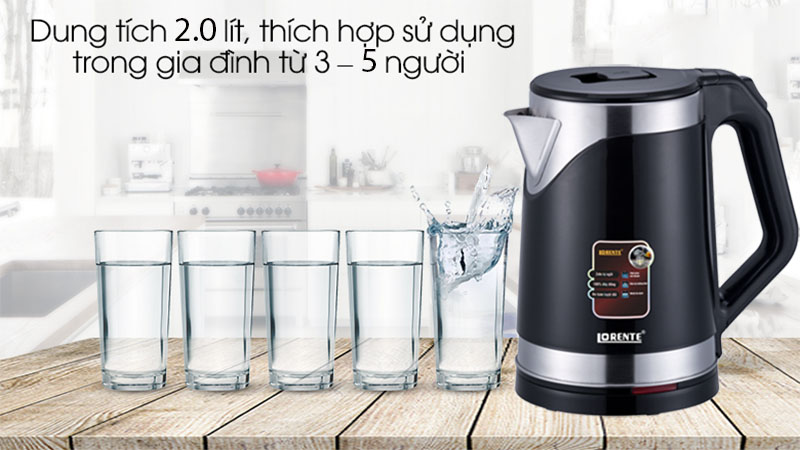 Bình đun nước siêu tốc Lorente LT-3099 - Hàng chính hãng