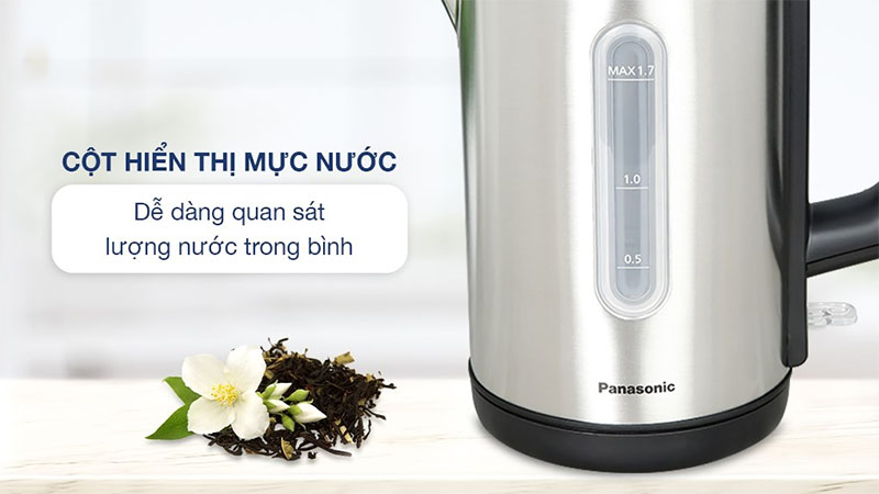 Cột hiển thị mức nước của Bình đun nước siêu tốc Panasonic NC-K301SRA