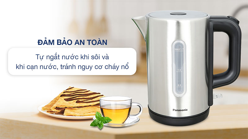 Tính năng an toàn của Bình đun nước siêu tốc Panasonic NC-K301SRA