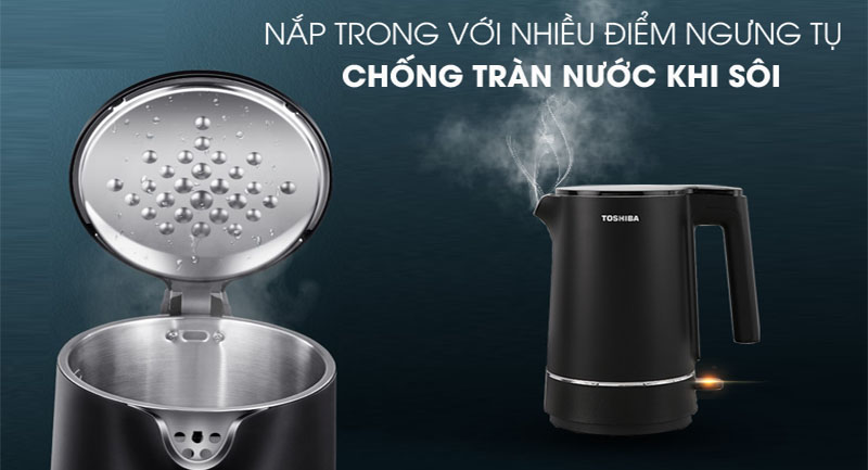 Bình đun siêu tốc Toshiba KT-15DS1NV - Hàng chính hãng