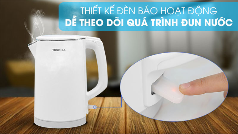 Bình đun siêu tốc Toshiba KT-15DS1PV - Hàng chính hãng