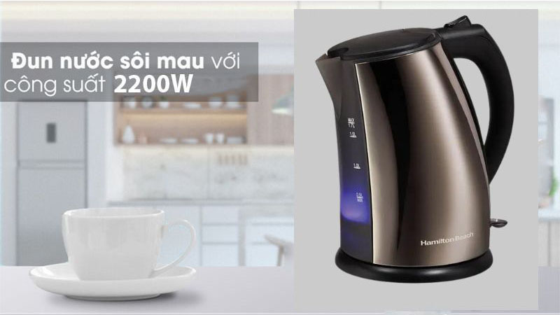 Bình đun nước siêu tốc Hamilton Beach 45351-IN - Hàng chính hãng