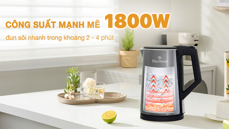 Bình đun siêu tốc BlueStone 1.5 lít KTB-3471 - Hàng chính hãng