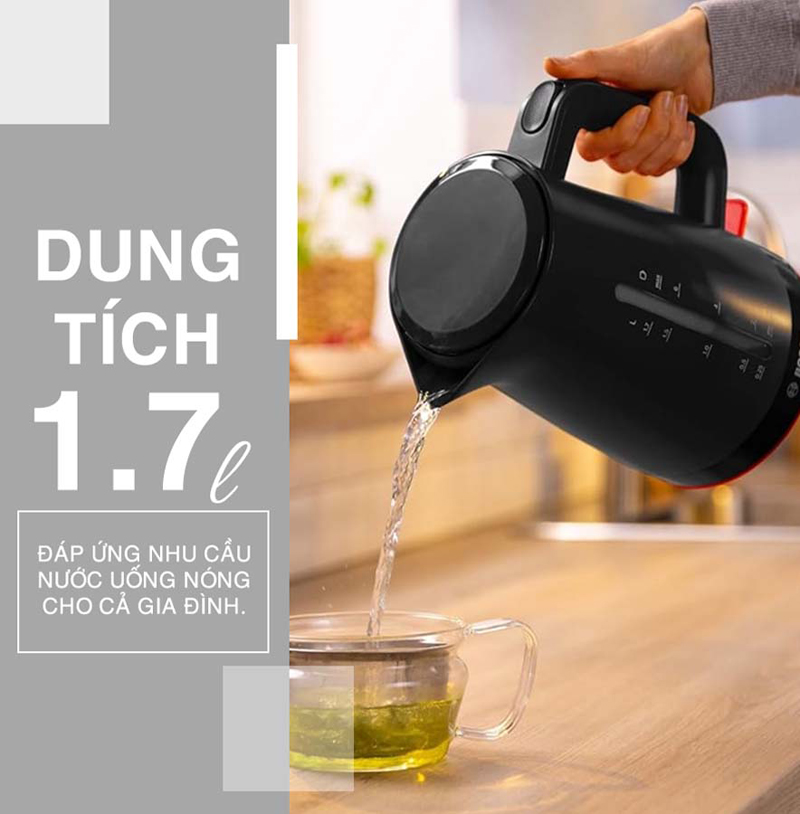 Bình đun siêu tốc Bosch TWK3M123 - Hàng chính hãng
