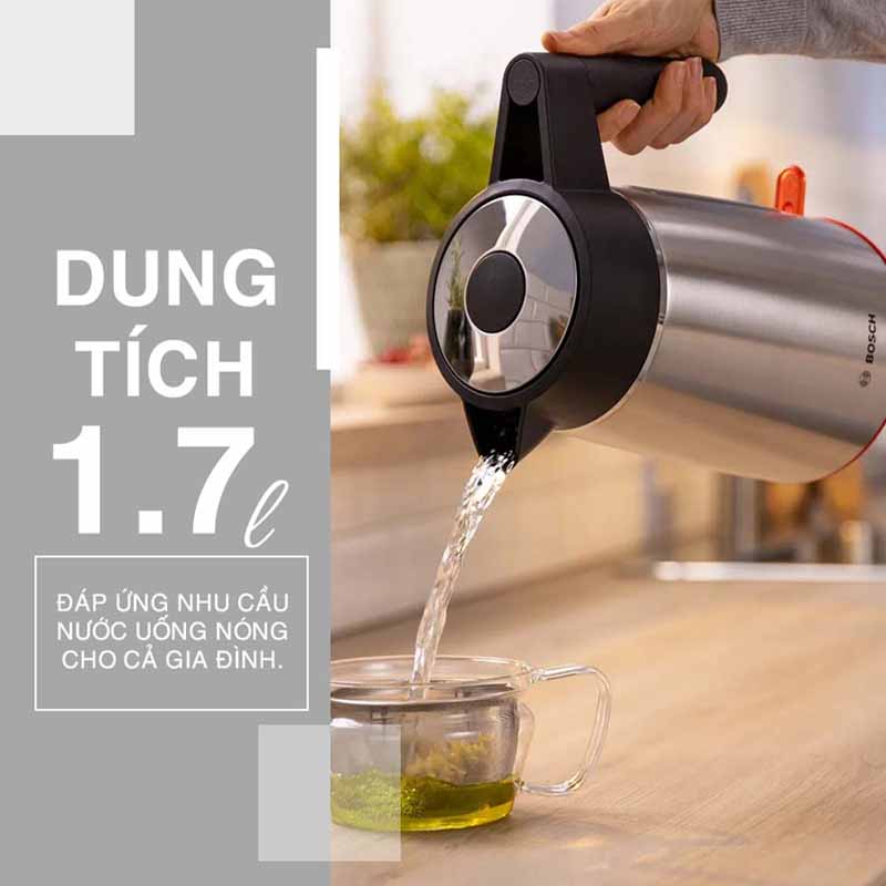 Bình đun siêu tốc Bosch TWK6M480 - Hàng chính hãng