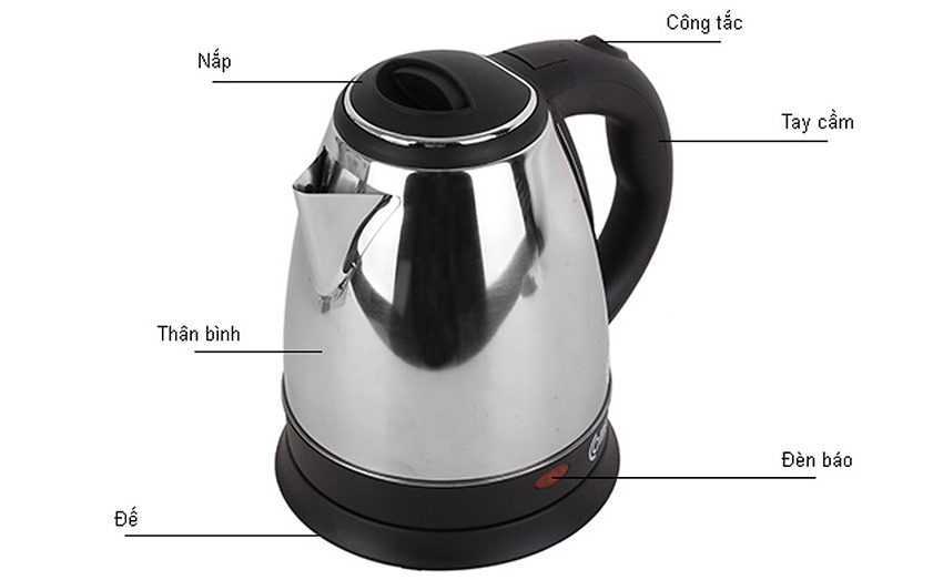 Bình đun siêu tốc Comet CM8215 - Hàng chính hãng