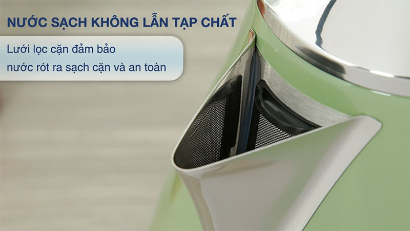 Bình đun siêu tốc Delonghi 1.7 lít KBOV2001BG/GR - Hàng chính hãng