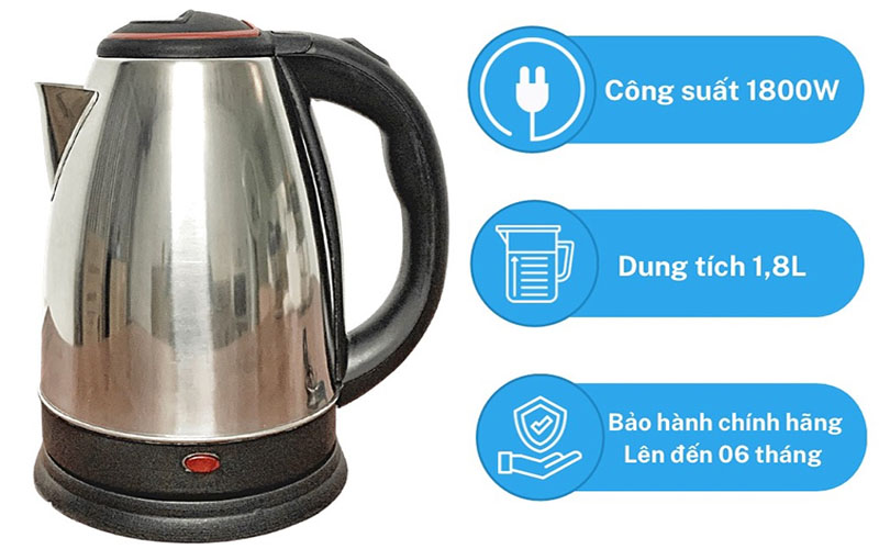 Bình đun siêu tốc Full House FH-AD - Hàng chính hãng