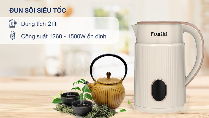 Bình siêu tốc Funiki HKT5134 - Hàng chính hãng