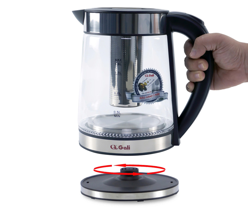 Bình đun siêu tốc thủy tinh Gali GL-18A11 - Hàng chính hãng