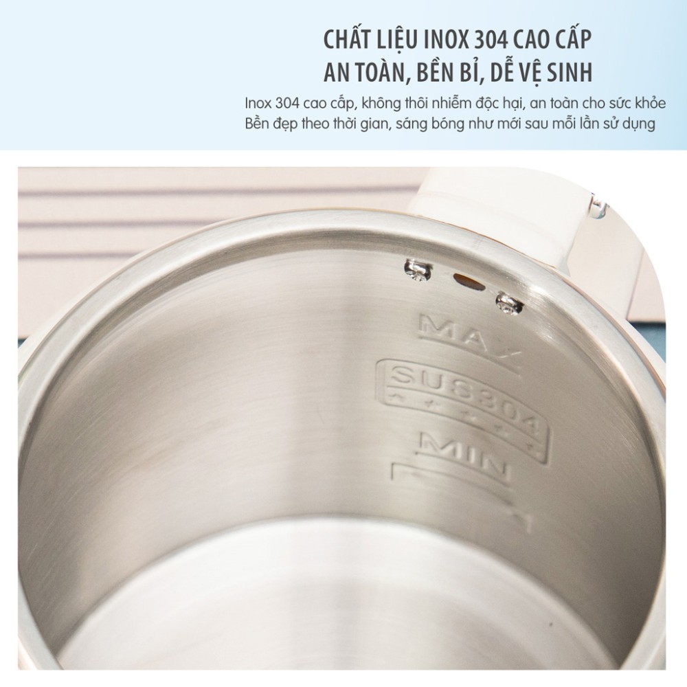 Bình đun nước siêu tốc Kalpen KK61 - Hàng chính hãng