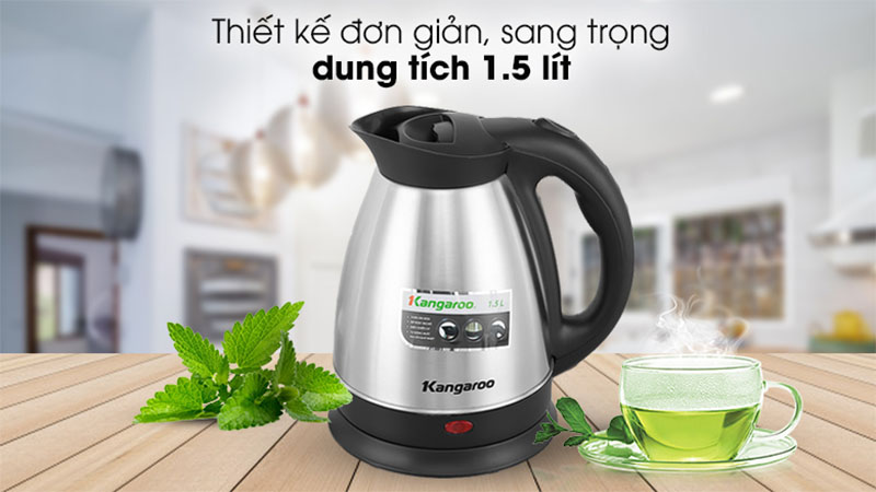 Bình đun siêu tốc Kangaroo KG15SK3 - Hàng chính hãng