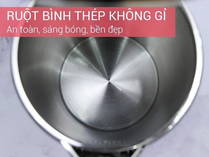 Ruột bình của bình đun siêu tốc Midea MK-317DR