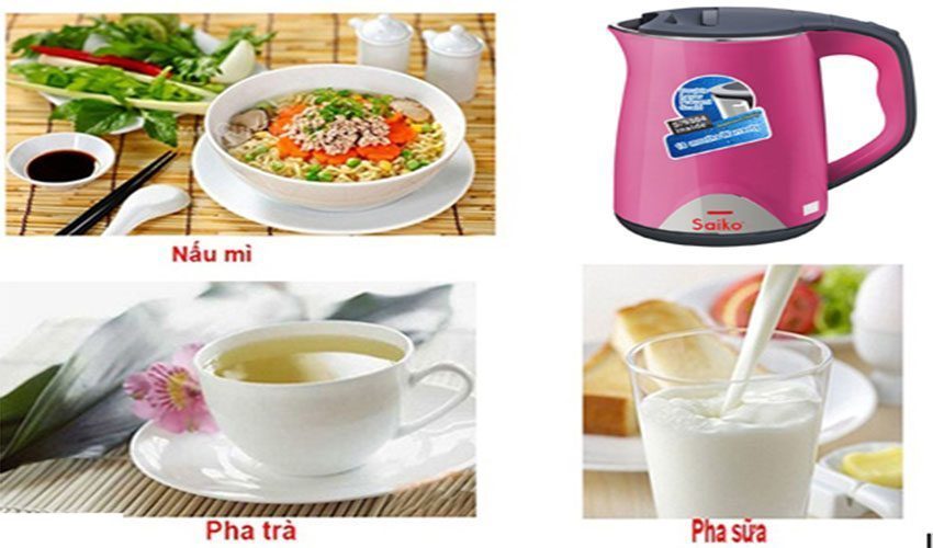 Bình đun siêu tốc Saiko CK-2120S - Hàng chính hãng