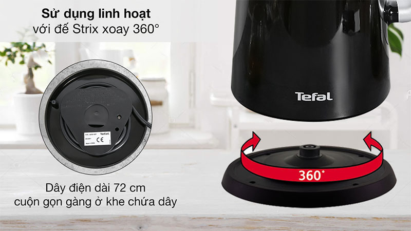 Bình đun siêu tốc Tefal KO850810 - Hàng chính hãng