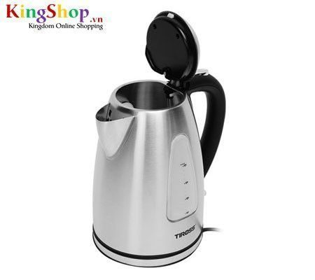 Bình đun siêu tốc vỏ inox Tiross TS498 - Dung tích 1.7L - Hàng chính hãng