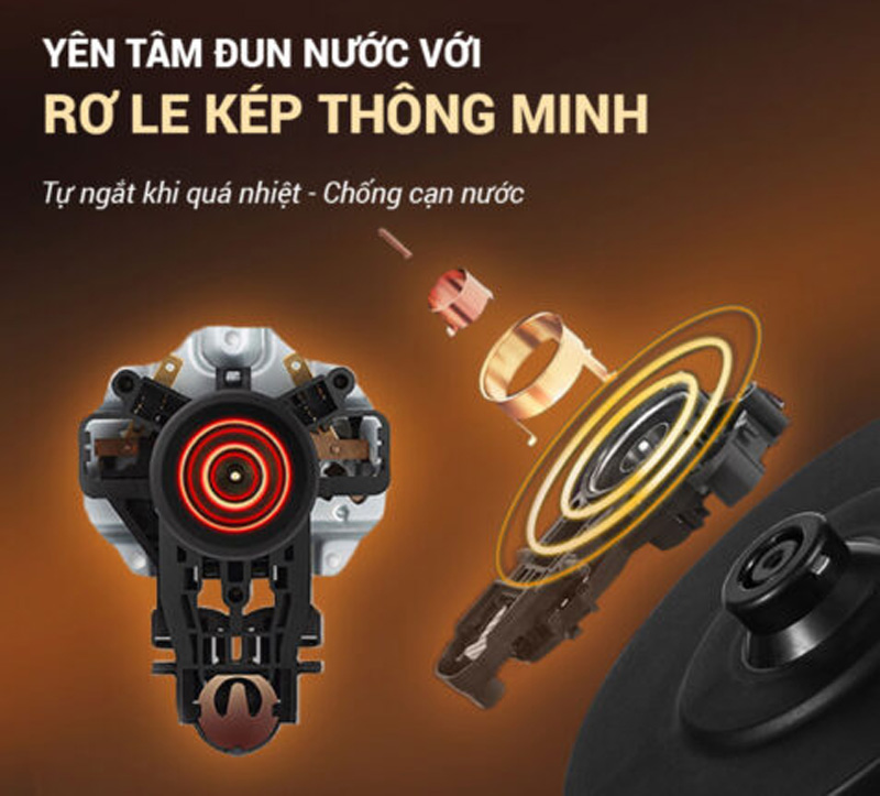 Ấm đun siêu tốc Apechome APH-ST08 - Hàng chính hãng