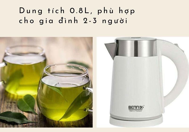 Dung tích phù hợp cho gia đình 2-3 người