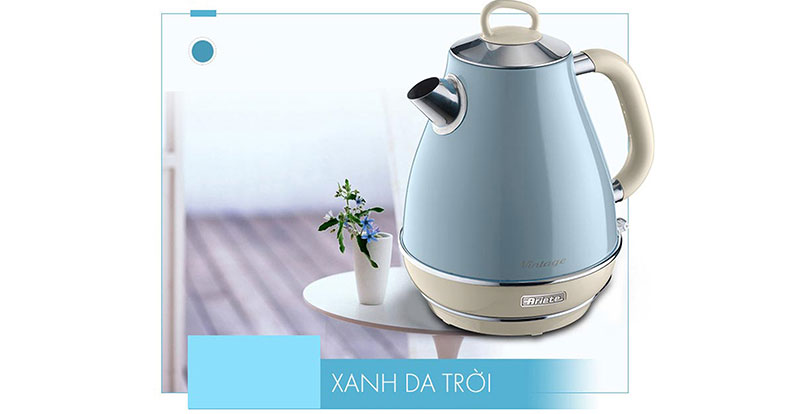Bình đun siêu tốc cao 1,7 lít Ariete MOD.2869/05 - Hàng chính hãng