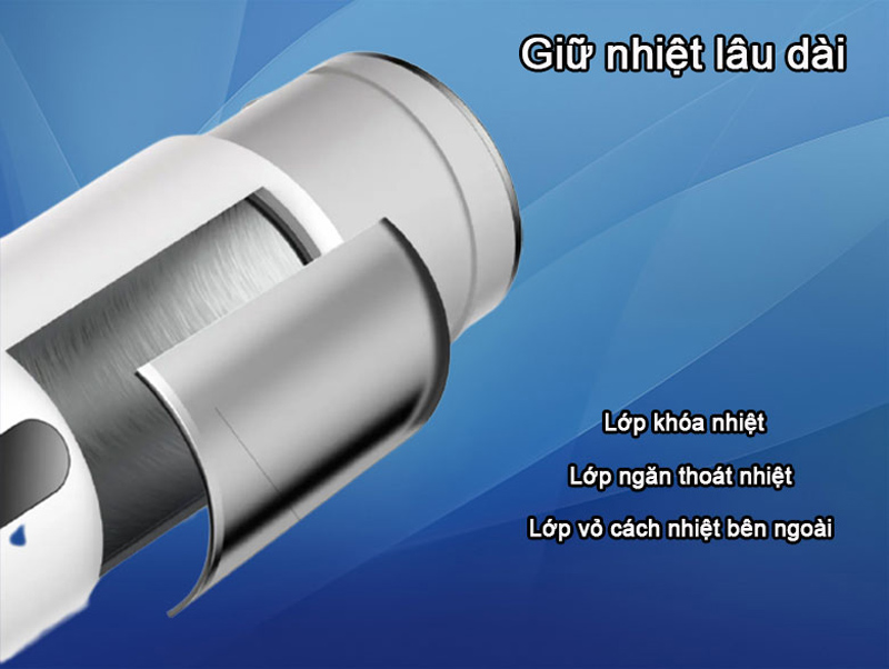 Bình đun nước kèm giữ nhiệt Deerma DR035S - Hàng chính hãng