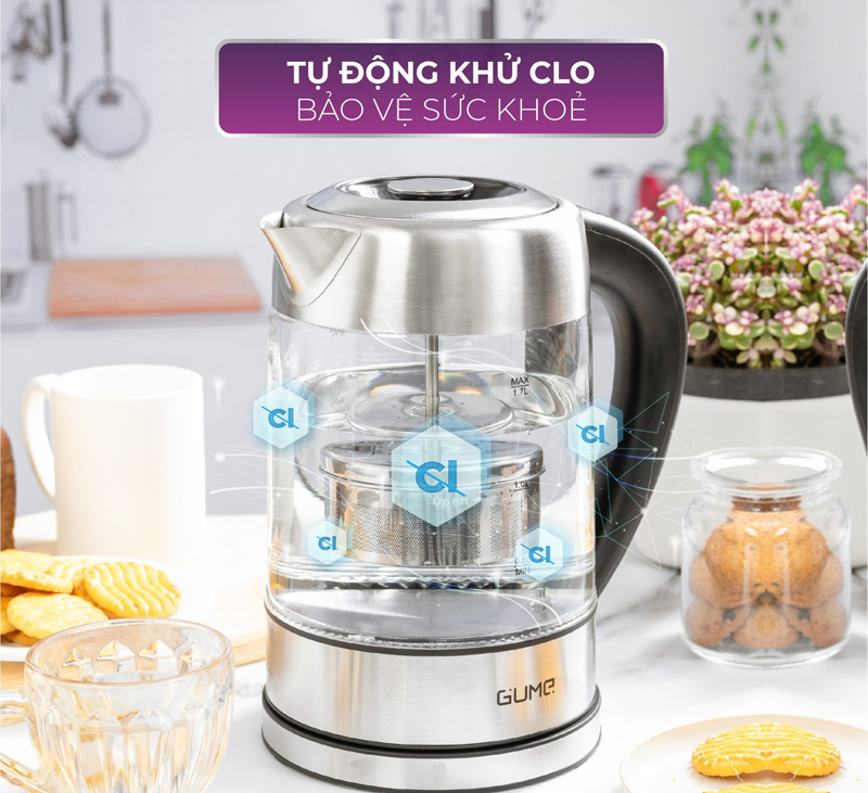 Bình đun siêu tốc Gume GMEK-2201 - Hàng chính hãng
