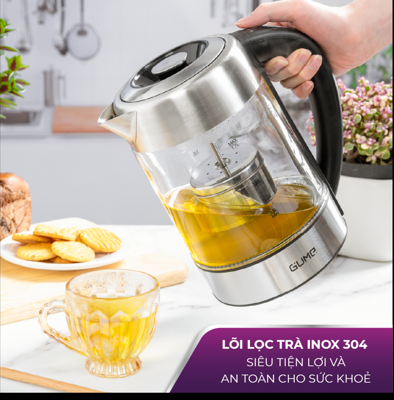 Bình đun siêu tốc Gume GMEK-2201 - Hàng chính hãng